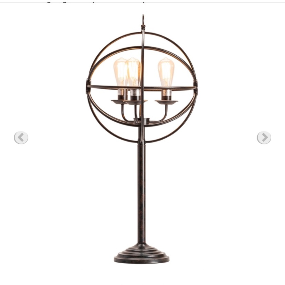 Contemporary Black Global lamps
